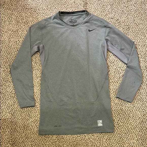 Men’s Large Nike Dri Fit Pro Combat Compression long sleeve - Picture 1 of 6